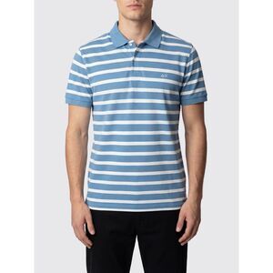 Sun68 Polo Shirt Men Gnawed Blue